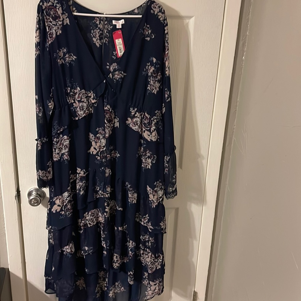 Xhilaration high low maxi dress